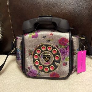 Betsey Johnson phone crossbody handbag